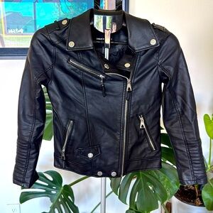 Urban Republic Faux Leather Biker Jacket Size 14/16 L